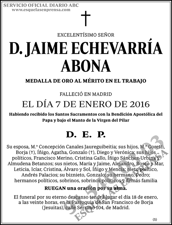 Jaime Echevarría Abona